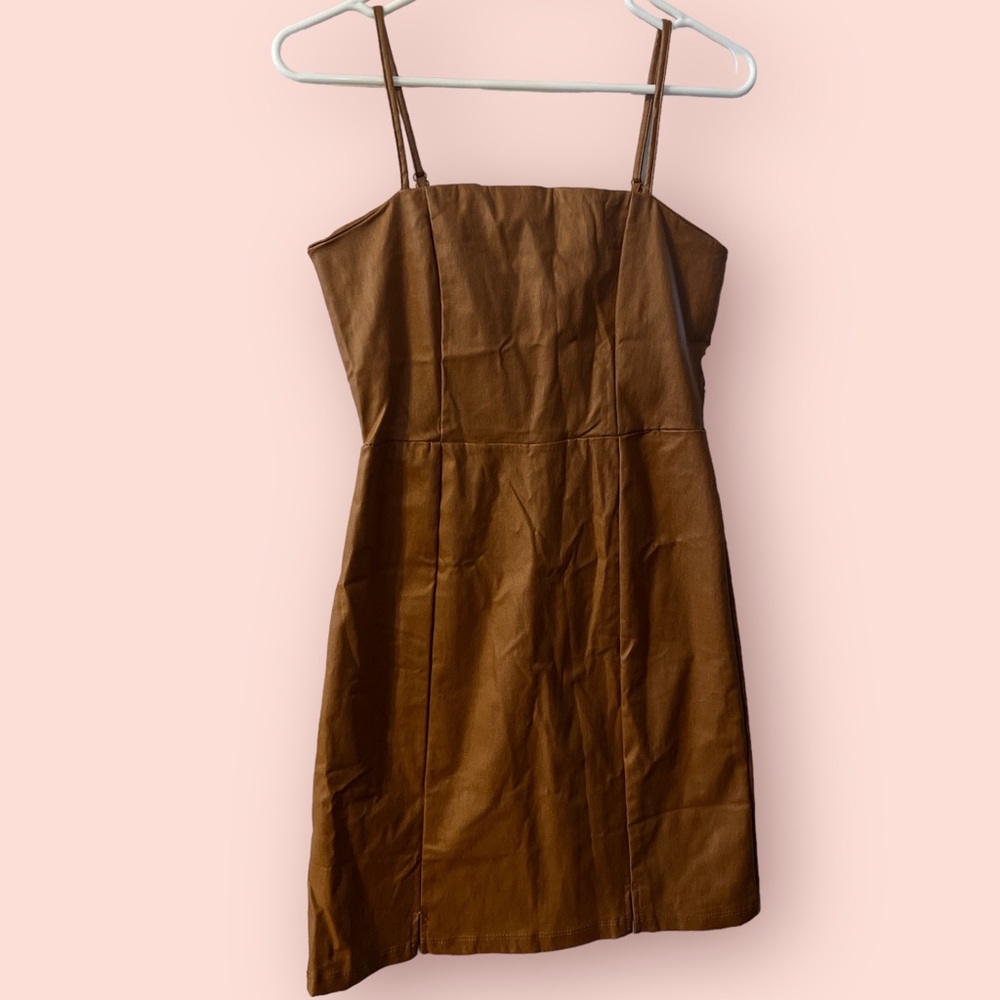 Altar’d State Camel Bodycon Dress